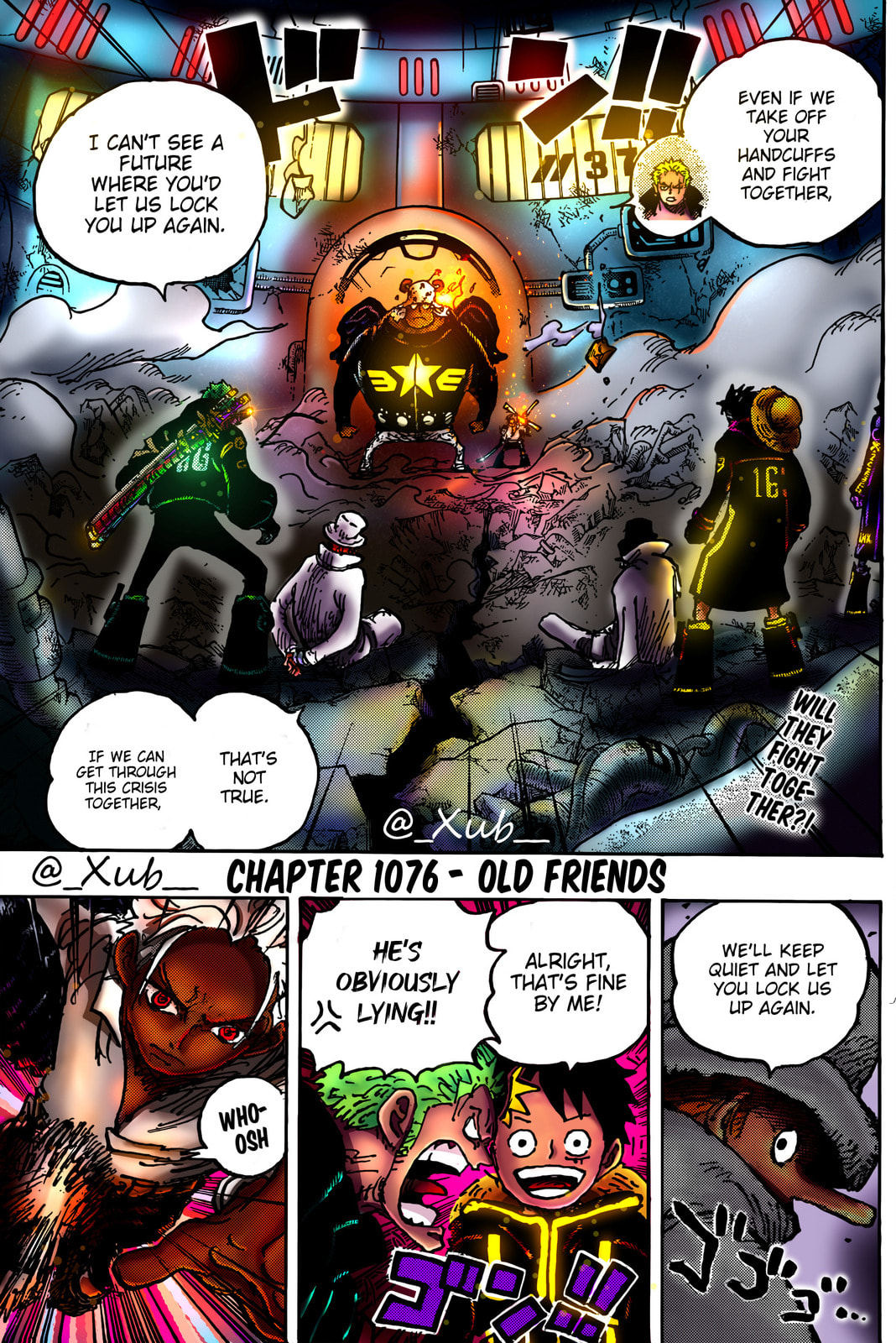 One Piece Digital Colored Chapter 1076 image 01